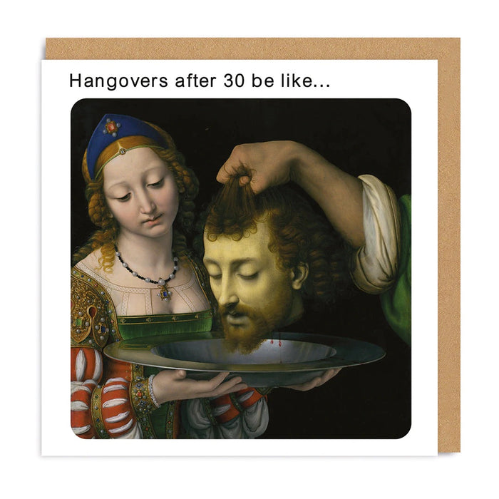 Classic Art Meme Hangovers in Your 30s