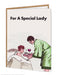 For a Special Lady Card-Modern toss - Maktus