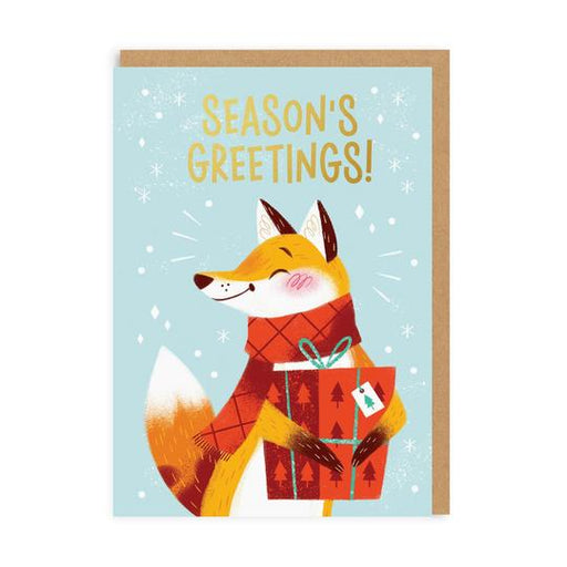 Seasons Greetings Fox - Maktus