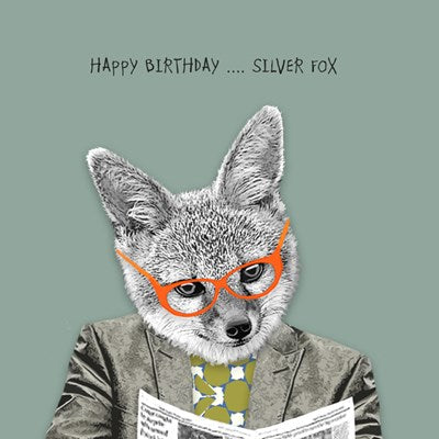 Silver Fox Card - Maktus