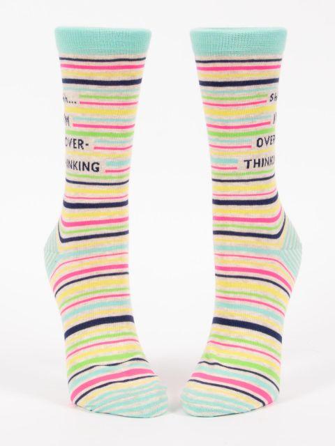 Shhh I'm Overthinking Ladies Socks