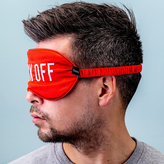 Fuck Off Eye Mask- Red