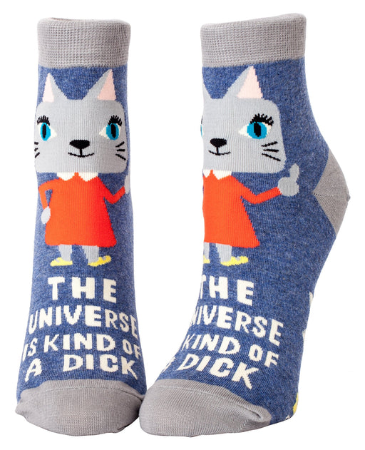 The Universe is Kind of Dick Ladies Socks - Maktus
