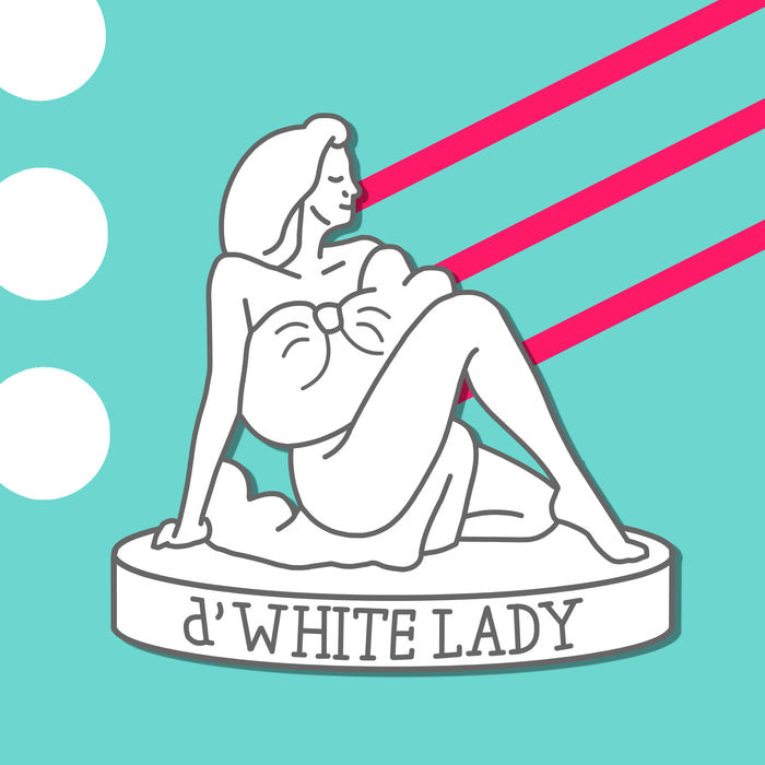 The White Lady - Enamel Pin
