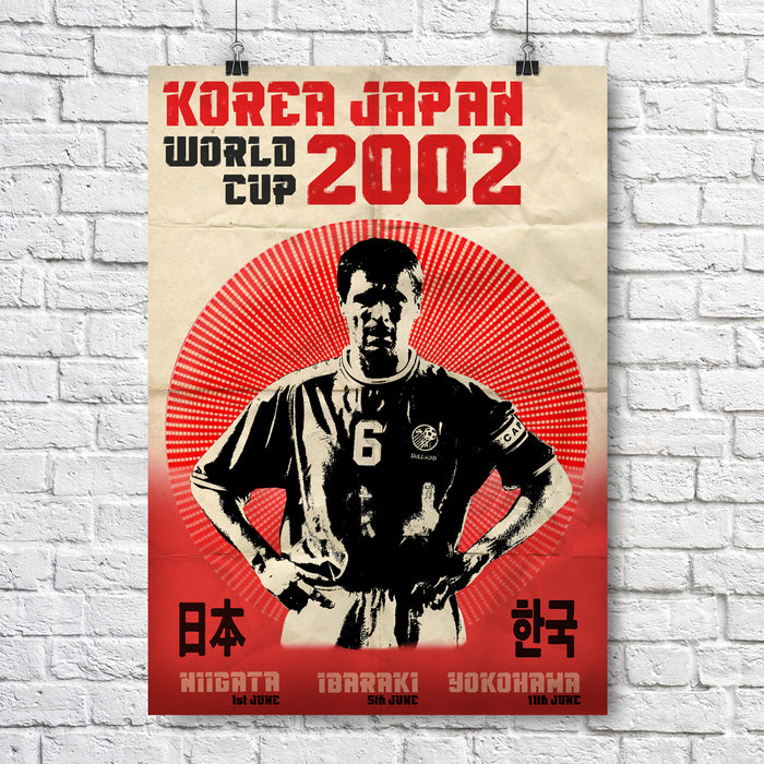 Korea Japan World Cup 2002 A3 Football Poster
